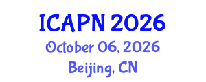 International Conference on Ageing, Psychology and Neuroscience (ICAPN) October 06, 2026 - Beijing, China International Conference on Ageing, Psychology and Neuroscience (ICAPN) October 06, 2026 - Beijing, China