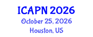 International Conference on Ageing, Psychology and Neuroscience (ICAPN) October 25, 2026 - Houston, United States