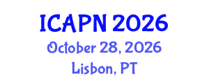 International Conference on Ageing, Psychology and Neuroscience (ICAPN) October 28, 2026 - Lisbon, Portugal International Conference on Ageing, Psychology and Neuroscience (ICAPN) October 28, 2026 - Lisbon, Portugal
