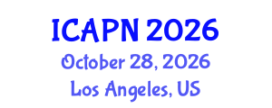 International Conference on Ageing, Psychology and Neuroscience (ICAPN) October 28, 2026 - Los Angeles, United States International Conference on Ageing, Psychology and Neuroscience (ICAPN) October 28, 2026 - Los Angeles, United States