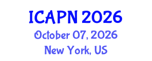 International Conference on Ageing, Psychology and Neuroscience (ICAPN) October 07, 2026 - New York, United States International Conference on Ageing, Psychology and Neuroscience (ICAPN) October 07, 2026 - New York, United States