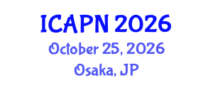 International Conference on Ageing, Psychology and Neuroscience (ICAPN) October 25, 2026 - Osaka, Japan