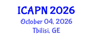 International Conference on Ageing, Psychology and Neuroscience (ICAPN) October 04, 2026 - Tbilisi, Georgia International Conference on Ageing, Psychology and Neuroscience (ICAPN) October 04, 2026 - Tbilisi, Georgia
