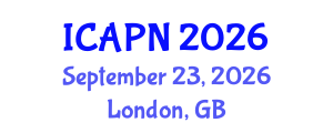International Conference on Ageing, Psychology and Neuroscience (ICAPN) September 23, 2026 - London, United Kingdom International Conference on Ageing, Psychology and Neuroscience (ICAPN) September 23, 2026 - London, United Kingdom
