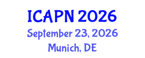 International Conference on Ageing, Psychology and Neuroscience (ICAPN) September 23, 2026 - Munich, Germany International Conference on Ageing, Psychology and Neuroscience (ICAPN) September 23, 2026 - Munich, Germany