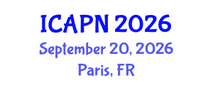 International Conference on Ageing, Psychology and Neuroscience (ICAPN) September 20, 2026 - Paris, France International Conference on Ageing, Psychology and Neuroscience (ICAPN) September 20, 2026 - Paris, France