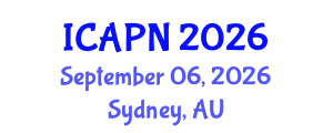 International Conference on Ageing, Psychology and Neuroscience (ICAPN) September 06, 2026 - Sydney, Australia International Conference on Ageing, Psychology and Neuroscience (ICAPN) September 06, 2026 - Sydney, Australia