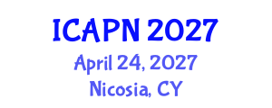 International Conference on Ageing, Psychology and Neuroscience (ICAPN) April 24, 2027 - Nicosia, Cyprus International Conference on Ageing, Psychology and Neuroscience (ICAPN) April 24, 2027 - Nicosia, Cyprus