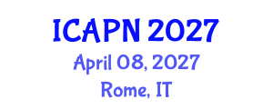 International Conference on Ageing, Psychology and Neuroscience (ICAPN) April 08, 2027 - Rome, Italy International Conference on Ageing, Psychology and Neuroscience (ICAPN) April 08, 2027 - Rome, Italy