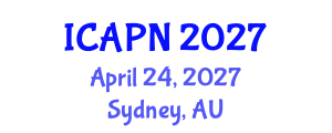 International Conference on Ageing, Psychology and Neuroscience (ICAPN) April 24, 2027 - Sydney, Australia International Conference on Ageing, Psychology and Neuroscience (ICAPN) April 24, 2027 - Sydney, Australia