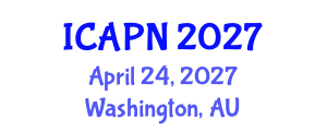 International Conference on Ageing, Psychology and Neuroscience (ICAPN) April 24, 2027 - Washington, Australia