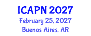 International Conference on Ageing, Psychology and Neuroscience (ICAPN) February 25, 2027 - Buenos Aires, Argentina