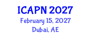 International Conference on Ageing, Psychology and Neuroscience (ICAPN) February 15, 2027 - Dubai, United Arab Emirates