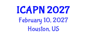 International Conference on Ageing, Psychology and Neuroscience (ICAPN) February 10, 2027 - Houston, United States