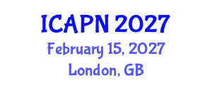 International Conference on Ageing, Psychology and Neuroscience (ICAPN) February 15, 2027 - London, United Kingdom