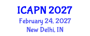 International Conference on Ageing, Psychology and Neuroscience (ICAPN) February 24, 2027 - New Delhi, India International Conference on Ageing, Psychology and Neuroscience (ICAPN) February 24, 2027 - New Delhi, India