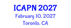 International Conference on Ageing, Psychology and Neuroscience (ICAPN) February 10, 2027 - Toronto, Canada