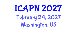 International Conference on Ageing, Psychology and Neuroscience (ICAPN) February 24, 2027 - Washington, United States International Conference on Ageing, Psychology and Neuroscience (ICAPN) February 24, 2027 - Washington, United States