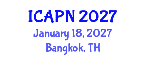 International Conference on Ageing, Psychology and Neuroscience (ICAPN) January 18, 2027 - Bangkok, Thailand International Conference on Ageing, Psychology and Neuroscience (ICAPN) January 18, 2027 - Bangkok, Thailand