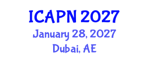 International Conference on Ageing, Psychology and Neuroscience (ICAPN) January 28, 2027 - Dubai, United Arab Emirates