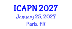 International Conference on Ageing, Psychology and Neuroscience (ICAPN) January 25, 2027 - Paris, France