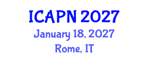 International Conference on Ageing, Psychology and Neuroscience (ICAPN) January 18, 2027 - Rome, Italy