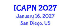 International Conference on Ageing, Psychology and Neuroscience (ICAPN) January 16, 2027 - San Diego, United States International Conference on Ageing, Psychology and Neuroscience (ICAPN) January 16, 2027 - San Diego, United States