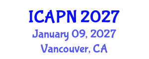 International Conference on Ageing, Psychology and Neuroscience (ICAPN) January 09, 2027 - Vancouver, Canada