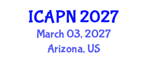 International Conference on Ageing, Psychology and Neuroscience (ICAPN) March 03, 2027 - Arizona, United States International Conference on Ageing, Psychology and Neuroscience (ICAPN) March 03, 2027 - Arizona, United States