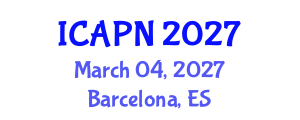 International Conference on Ageing, Psychology and Neuroscience (ICAPN) March 04, 2027 - Barcelona, Spain International Conference on Ageing, Psychology and Neuroscience (ICAPN) March 04, 2027 - Barcelona, Spain