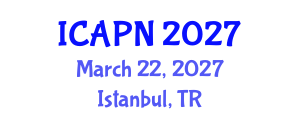 International Conference on Ageing, Psychology and Neuroscience (ICAPN) March 22, 2027 - Istanbul, Turkey International Conference on Ageing, Psychology and Neuroscience (ICAPN) March 22, 2027 - Istanbul, Turkey