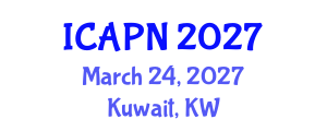 International Conference on Ageing, Psychology and Neuroscience (ICAPN) March 24, 2027 - Kuwait, Kuwait