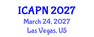 International Conference on Ageing, Psychology and Neuroscience (ICAPN) March 24, 2027 - Las Vegas, United States International Conference on Ageing, Psychology and Neuroscience (ICAPN) March 24, 2027 - Las Vegas, United States