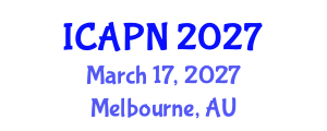 International Conference on Ageing, Psychology and Neuroscience (ICAPN) March 17, 2027 - Melbourne, Australia International Conference on Ageing, Psychology and Neuroscience (ICAPN) March 17, 2027 - Melbourne, Australia