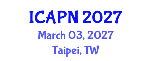 International Conference on Ageing, Psychology and Neuroscience (ICAPN) March 03, 2027 - Taipei, Taiwan