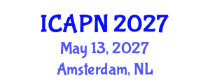 International Conference on Ageing, Psychology and Neuroscience (ICAPN) May 13, 2027 - Amsterdam, Netherlands International Conference on Ageing, Psychology and Neuroscience (ICAPN) May 13, 2027 - Amsterdam, Netherlands