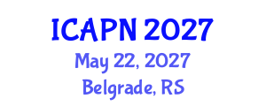 International Conference on Ageing, Psychology and Neuroscience (ICAPN) May 22, 2027 - Belgrade, Serbia International Conference on Ageing, Psychology and Neuroscience (ICAPN) May 22, 2027 - Belgrade, Serbia