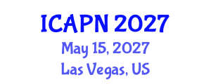 International Conference on Ageing, Psychology and Neuroscience (ICAPN) May 15, 2027 - Las Vegas, United States International Conference on Ageing, Psychology and Neuroscience (ICAPN) May 15, 2027 - Las Vegas, United States