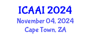 International Conference on Agents and Artificial Intelligence (ICAAI) November 04, 2024 - Cape Town, South Africa