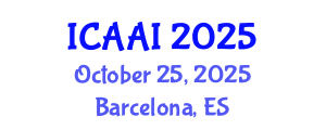 International Conference on Agents and Artificial Intelligence (ICAAI) October 25, 2025 - Barcelona, Spain