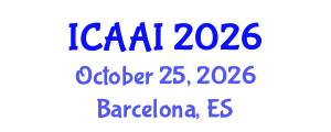 International Conference on Agents and Artificial Intelligence (ICAAI) October 25, 2026 - Barcelona, Spain