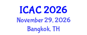 International Conference on Aggression and Cyberbullying (ICAC) November 29, 2026 - Bangkok, Thailand International Conference on Aggression and Cyberbullying (ICAC) November 29, 2026 - Bangkok, Thailand