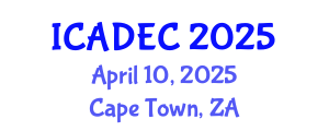 International Conference on Aging Diseases and Elderly Care (ICADEC) April 10, 2025 - Cape Town, South Africa