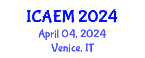 International Conference on Agribusiness Economics and Management (ICAEM) April 04, 2024 - Venice, Italy