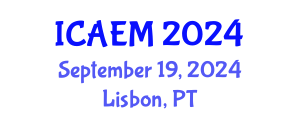 International Conference on Agribusiness Economics and Management (ICAEM) September 19, 2024 - Lisbon, Portugal