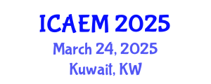 International Conference on Agribusiness Economics and Management (ICAEM) March 29, 2025 - Kuwait, Kuwait