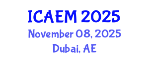 International Conference on Agribusiness Economics and Management (ICAEM) November 08, 2025 - Dubai, United Arab Emirates