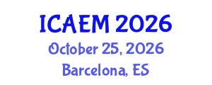 International Conference on Agribusiness Economics and Management (ICAEM) October 25, 2026 - Barcelona, Spain