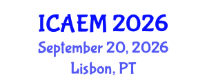 International Conference on Agribusiness Economics and Management (ICAEM) September 20, 2026 - Lisbon, Portugal