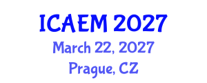 International Conference on Agribusiness Economics and Management (ICAEM) March 22, 2027 - Prague, Czechia International Conference on Agribusiness Economics and Management (ICAEM) March 22, 2027 - Prague, Czechia